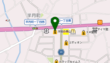 洋服の青山 大府店の地図画像