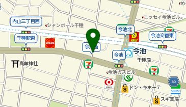 キング観光 サウザンド今池2号店GOGO!シェアポートの地図画像