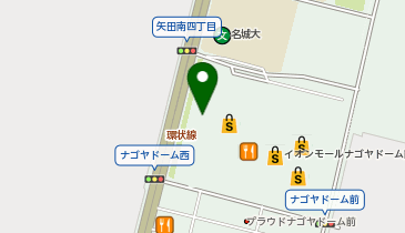 イオンモールナゴヤドーム前西GOGO!シェアポートの地図画像