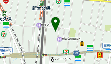 充レン HOTEL CEN 1階フロント前の地図画像