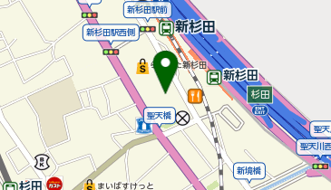 充レン らびすた新杉田2階 JR口の地図画像