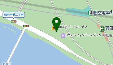 充レン 羽田エアポートガーデン おもてなしセンター付近(中央)の地図画像