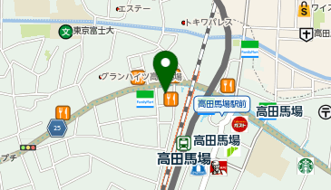 充レン 晴れる屋3 高田馬場本店の地図画像