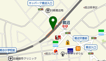 充レン 東急電鉄 鷺沼駅 改札内 中央改札 エスカレーター付近(下)の地図画像