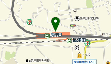 充レン 東急電鉄 長津田駅 改札外 西改札側 公衆電話横(上)の地図画像