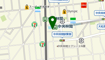 充レン 東急電鉄 中央林間駅 改札外 南口付近(上)の地図画像