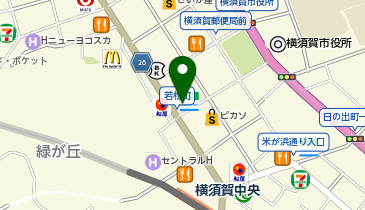 充レン リドレ横須賀 1階入り口のデジタルサイネージの隣の地図画像