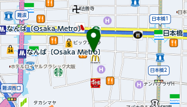 充レン 123難波店 2Fレストコーナー付近の地図画像