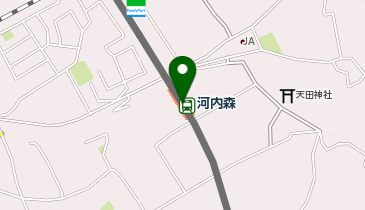 充レン 京阪電車 河内森駅 改札口内(上)の地図画像