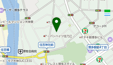 充レン 123博多店 賞品カウンター付近の地図画像