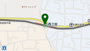 充レン 京阪電車 西三荘駅 改札口外(上)の地図画像
