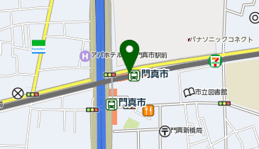 充レン 京阪電車 門真市駅 改札口内 もより市前(上)の地図画像