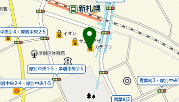 充レン ゲームランド 新さっぽろ店の地図画像