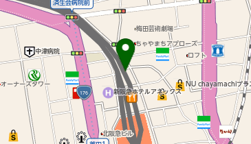 充レン 阪急かっぱ横丁 20番店舗前の地図画像