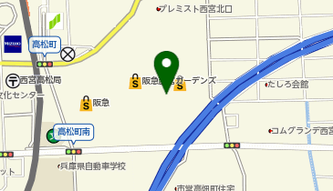 充レン 阪急西宮ガーデンズ 5階フェスティバルガーデン(下)の地図画像