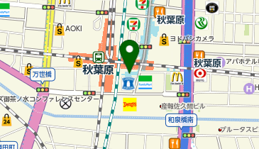充レン アキバ・トリム 2階エスカレーター付近(上)の地図画像