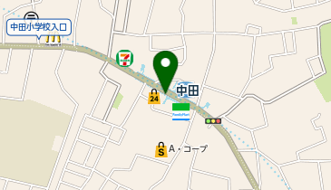 充レン 横浜市営地下鉄 中田駅 改札外 券売機横カウンターの地図画像