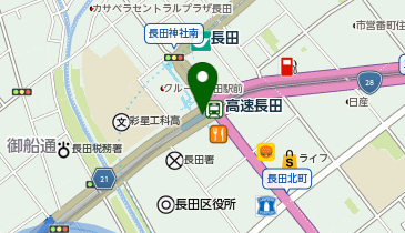 充レン 神戸高速線 高速長田駅 西出口側改札口外 公衆電話横の地図画像