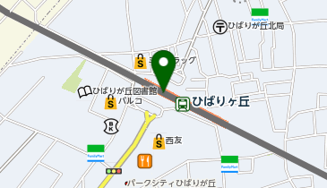 充レン 西武鉄道 ひばりヶ丘駅 改札内 改札付近の地図画像