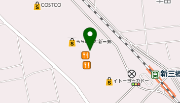 充レン ららぽーと新三郷内  北モール1F &mallデスク裏の地図画像