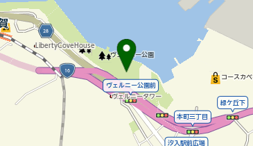 充レン よこすか近代遺産ミュージアム ティボディエ邸 入口左の地図画像