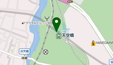 充レン 京急天空橋駅 改札内 公衆電話付近の地図画像