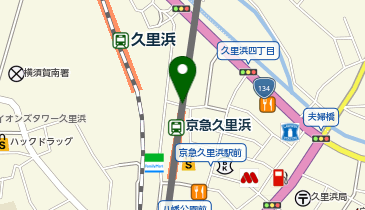 充レン 京急久里浜駅 改札内 1・2番線ホーム行エレベーター脇(上)の地図画像