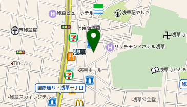 充レン ジャラン 浅草店 中央通路 カウンター付近 ※18歳未満は入場できませんの地図画像