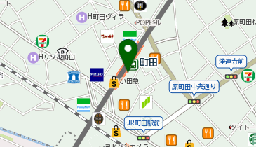 充レン 小田急電鉄 町田駅 南口改札外 改札階 改札付近公衆電話横(上)の地図画像
