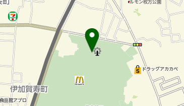 充レン ひらかたパーク 正面インフォメーション内(下)の地図画像
