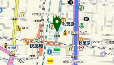 充レン つくばエクスプレス 秋葉原駅 B1F 改札外 A2エレベーター横(下)の地図画像