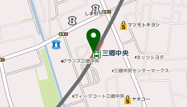 充レン つくばエクスプレス 三郷中央駅 改札内(上)の地図画像