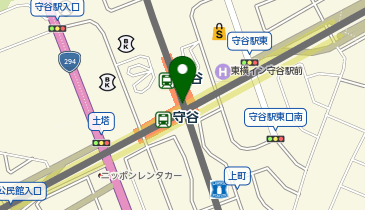 充レン つくばエクスプレス 守谷駅  改札内 公衆電話付近(左上)の地図画像