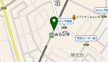 充レン つくばエクスプレス みらい平駅 改札外 コインロッカー横(上)の地図画像
