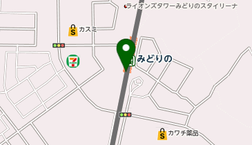 充レン つくばエクスプレス みどりの駅 改札外 駅周辺案内図横(上)の地図画像