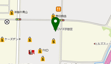 充レン MOVIX宇都宮劇場ロビーの地図画像