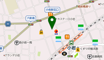 充レン マルハン小岩パチンコ館 2階女子トイレ付近 ※18歳未満は入場できませんの地図画像