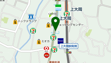 充レン 横浜市営地下鉄 上大岡駅 バスターミナル側改札外 券売機横の地図画像