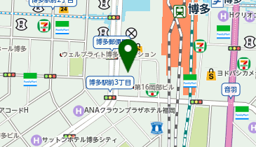 充レン JRJP博多ビル 1階エントランス内の地図画像