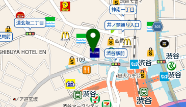 充レン TAT 渋谷店の地図画像