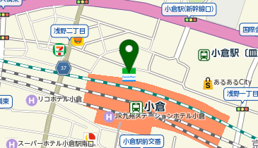 充レン JR九州 小倉駅 3階小倉北口ビル入口付近の地図画像