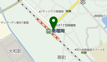 充レン えきマチ1丁目南福岡 1階入口自由通路パン屋付近の地図画像