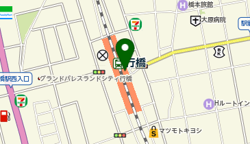 充レン えきマチ1丁目行橋 1階自由通路クリーニング店付近の地図画像