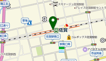 充レン JR九州 佐賀駅(えきマチ1丁目佐賀西館) 1階改札外 改札前コンコースの地図画像