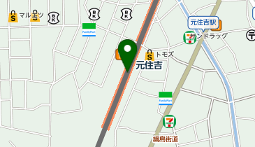 充レン 東急電鉄 元住吉駅 改札内 3F 2・3番線ホーム側エスカレーター付近の地図画像