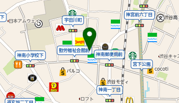 充レン CLUB CAMELOT B2F エレベーター付近 ロッカー横の地図画像