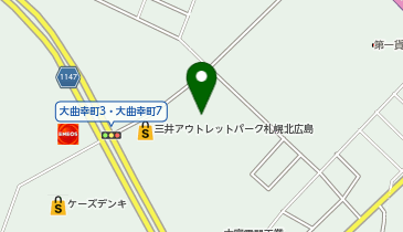 充レン 三井アウトレットパーク札幌北広島 2階 クローバーモール フードコート出入口付近の地図画像