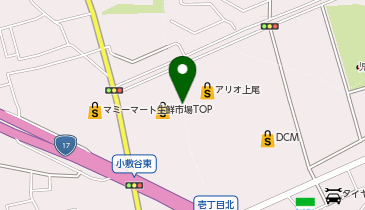 充レン アリオ上尾店 1階 インフォメーション付近の地図画像