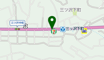 充レン 横浜市営地下鉄 三ツ沢下町駅 西口改札外 券売機横の地図画像