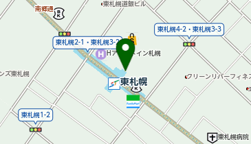 充レン 札幌市営地下鉄 東西線 東札幌駅 改札外 新さっぽろ方面ホーム コインロッカー付近の地図画像